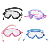 Maxbell Kids Swimming Goggles Waterproof Lightweight Wide View Portable Soft Eyewear Pink
