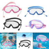 Maxbell Kids Swimming Goggles Waterproof Lightweight Wide View Portable Soft Eyewear Pink