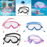 Maxbell Kids Swimming Goggles Waterproof Lightweight Wide View Portable Soft Eyewear Pink
