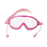 Maxbell Kids Swimming Goggles Waterproof Lightweight Wide View Portable Soft Eyewear Pink