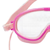 Maxbell Kids Swimming Goggles Waterproof Lightweight Wide View Portable Soft Eyewear Pink