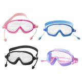 Maxbell Kids Swimming Goggles Waterproof Lightweight Wide View Portable Soft Eyewear Pink