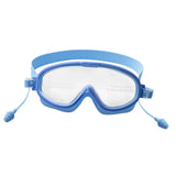 Maxbell Kids Swimming Goggles Waterproof Lightweight Wide View Portable Soft Eyewear Blue