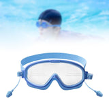Maxbell Kids Swimming Goggles Waterproof Lightweight Wide View Portable Soft Eyewear Blue