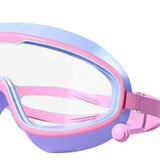 Maxbell Kids Swimming Goggles Waterproof Lightweight Wide View Portable Soft Eyewear Purple and Pink