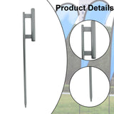 Maxbell Feather Flag Pole Iron Feather Banner Pole for Estate Flags Business