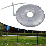 Maxbell Beach Umbrella Stand Pole Stand Round Weight Bag for Courtyard Stadium Grass