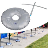 Maxbell Beach Umbrella Stand Pole Stand Round Weight Bag for Courtyard Stadium Grass