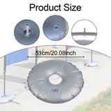 Maxbell Beach Umbrella Stand Pole Stand Round Weight Bag for Courtyard Stadium Grass