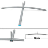 Maxbell Beach Umbrella Stand Pole Stand Round Weight Bag for Courtyard Stadium Grass