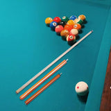 Maxbell Pool Cue Wear Resistant Utility Punch Stick for Practice Household Men Women Orange