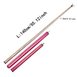 Maxbell Pool Cue Wear Resistant Utility Punch Stick for Practice Household Men Women Pink