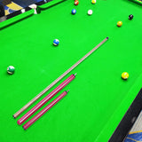 Maxbell Pool Cue Wear Resistant Utility Punch Stick for Practice Household Men Women Pink