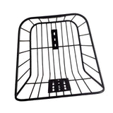 Maxbell Rear Bicycle Storage Basket Metal without Lid Strengthened Frame for Cycling