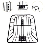 Maxbell Rear Bicycle Storage Basket Metal without Lid Strengthened Frame for Cycling