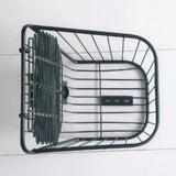 Maxbell Rear Bicycle Storage Basket Metal without Lid Strengthened Frame for Cycling