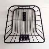 Maxbell Rear Bicycle Storage Basket Metal without Lid Strengthened Frame for Cycling