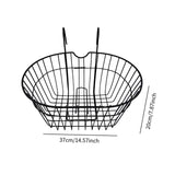 Maxbell Bike Front Basket Mountain Bike Hanging Basket for Travel Shopping Vegetable