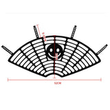 Maxbell Bike Rear Wheel Net Foot Guard Baffle Barrier Child Rear Seat Protection Net Black