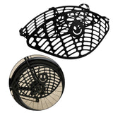 Maxbell Bike Rear Wheel Net Foot Guard Baffle Barrier Child Rear Seat Protection Net Black