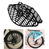 Maxbell Bike Rear Wheel Net Foot Guard Baffle Barrier Child Rear Seat Protection Net Black