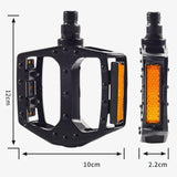 Maxbell Road Mountain Bike Pedals Lightweight Simple Assembly with Reflective Panels
