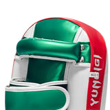 Maxbell Boxing Curved Kick Pad Ergonomic Punching Pad for Muay Thai Fitness Practice red green