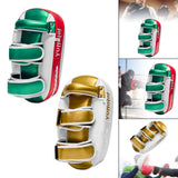 Maxbell Boxing Curved Kick Pad Ergonomic Punching Pad for Muay Thai Fitness Practice red green