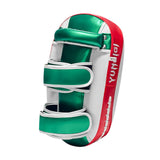 Maxbell Boxing Curved Kick Pad Ergonomic Punching Pad for Muay Thai Fitness Practice red green