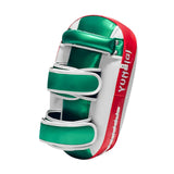 Maxbell Boxing Curved Kick Pad Ergonomic Punching Pad for Muay Thai Fitness Practice red green