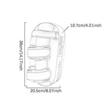 Maxbell Boxing Curved Kick Pad Ergonomic Punching Pad for Muay Thai Fitness Practice white golden