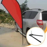Maxbell Beach Umbrella Base Windproof Portable Pole Holder for Grass Business Garden