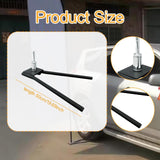 Maxbell Beach Umbrella Base Windproof Portable Pole Holder for Grass Business Garden
