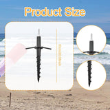 Maxbell Beach Umbrella Base Outdoor Sunshade Anchor for Park Event Tailgating