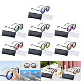 Maxbell Adjustable Sunglasses Fishing Eyewear for Party Favors Travel Outdoor Sports Gradient blue