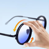 Maxbell Adjustable Sunglasses Fishing Eyewear for Party Favors Travel Outdoor Sports Gradient blue