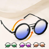 Maxbell Adjustable Sunglasses Fishing Eyewear for Party Favors Travel Outdoor Sports Gradient blue