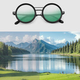 Maxbell Adjustable Sunglasses Fishing Eyewear for Party Favors Travel Outdoor Sports Gradient green