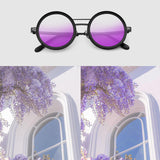 Maxbell Adjustable Sunglasses Fishing Eyewear for Party Favors Travel Outdoor Sports Gradient violet