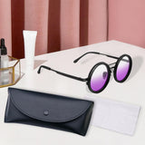 Maxbell Adjustable Sunglasses Fishing Eyewear for Party Favors Travel Outdoor Sports Gradient violet