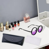 Maxbell Adjustable Sunglasses Fishing Eyewear for Party Favors Travel Outdoor Sports Gradient violet