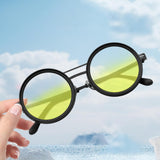 Maxbell Adjustable Sunglasses Fishing Eyewear for Party Favors Travel Outdoor Sports Gradient yellow