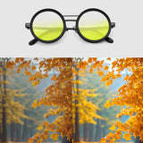 Maxbell Adjustable Sunglasses Fishing Eyewear for Party Favors Travel Outdoor Sports Gradient yellow