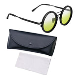 Maxbell Adjustable Sunglasses Fishing Eyewear for Party Favors Travel Outdoor Sports Gradient yellow