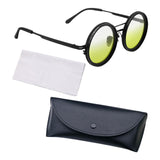 Maxbell Adjustable Sunglasses Fishing Eyewear for Party Favors Travel Outdoor Sports Gradient yellow