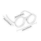 Maxbell Adjustable Sunglasses Fishing Eyewear for Party Favors Travel Outdoor Sports Gradient yellow