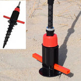 Maxbell Beach Umbrella Base Feather Banner Flag Pole for Sport Decoration Event Lawn