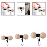 Maxbell Wooden Wrist and Forearm Strengthener Ball Shaped Arm Strength Training Tool Size S