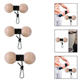 Maxbell Wooden Wrist and Forearm Strengthener Ball Shaped Arm Strength Training Tool Size S