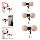 Maxbell Wooden Wrist and Forearm Strengthener Ball Shaped Arm Strength Training Tool Size S
